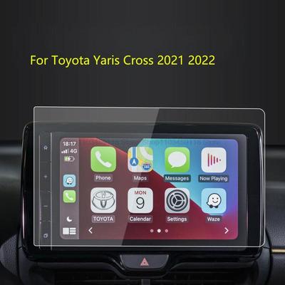 Film protecteur d'écran en verre trempé Pour Toyota Yaris Cross 9 pouces Radio d'infodivertissement de voiture GPS Navigation Accessoires