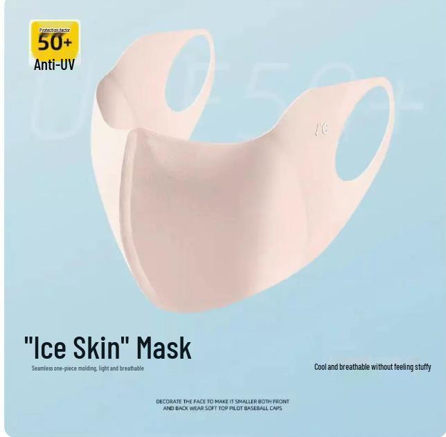 

Женская 3D маска для велоспорта из ледяного шелка с защитой от УФ-лучей 2025 года