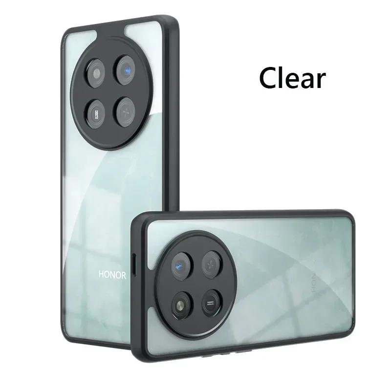 

Matte Phone Case for Honor X9C Smart Shockproof Airbag Hard Bumper Soft Cases Back Cover for Honor Magic 7 Lite X9C Smart Shell for Magic 7 Lite прозрачный
