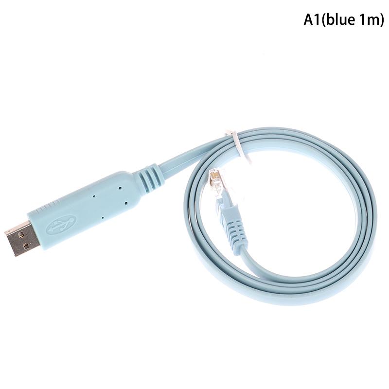1Pc 1/1.51.8/3M USB To RJ45 For Cisco USB Console Cable Debug Line For Cisco H3C HP Arba 9306 Huawei Router Rollover Console