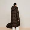 Less 2024 Women's Hooded Loose-Fit Goose Down Jacket