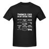 Things I Do In My Spare Time  Gerunisex Classic Sports Car Drapey Tshirtminimalist Style Antipilling Shirt