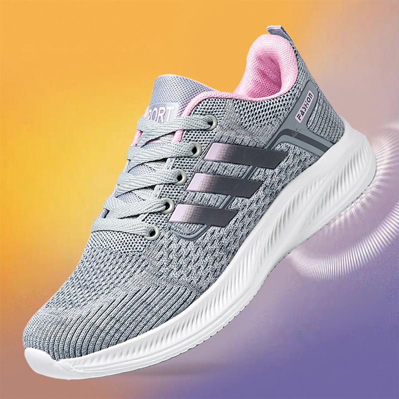 

Lightweight fly-woven sports shoes autumn versatile breathable casual shoes men s and women s flat-heeled walking shoes men s 40