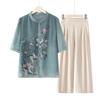 YUZHAOLIN Women's Summer Chiffon Blouse Set