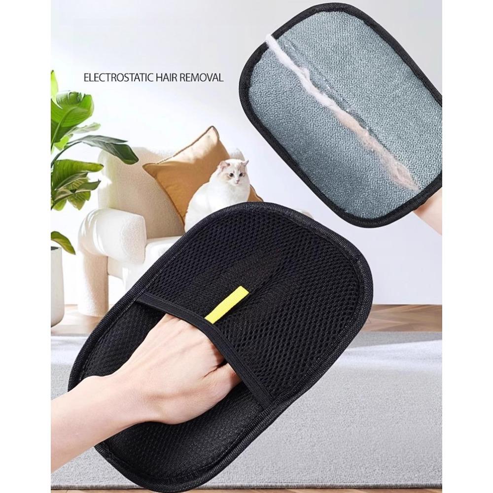 3PCS Cat Hair Cleaner Electrostatic Hair Removal Pet Gloves Two-way Bristle Remover Brush Sticky Hair Artifact Dog Comb Shaving