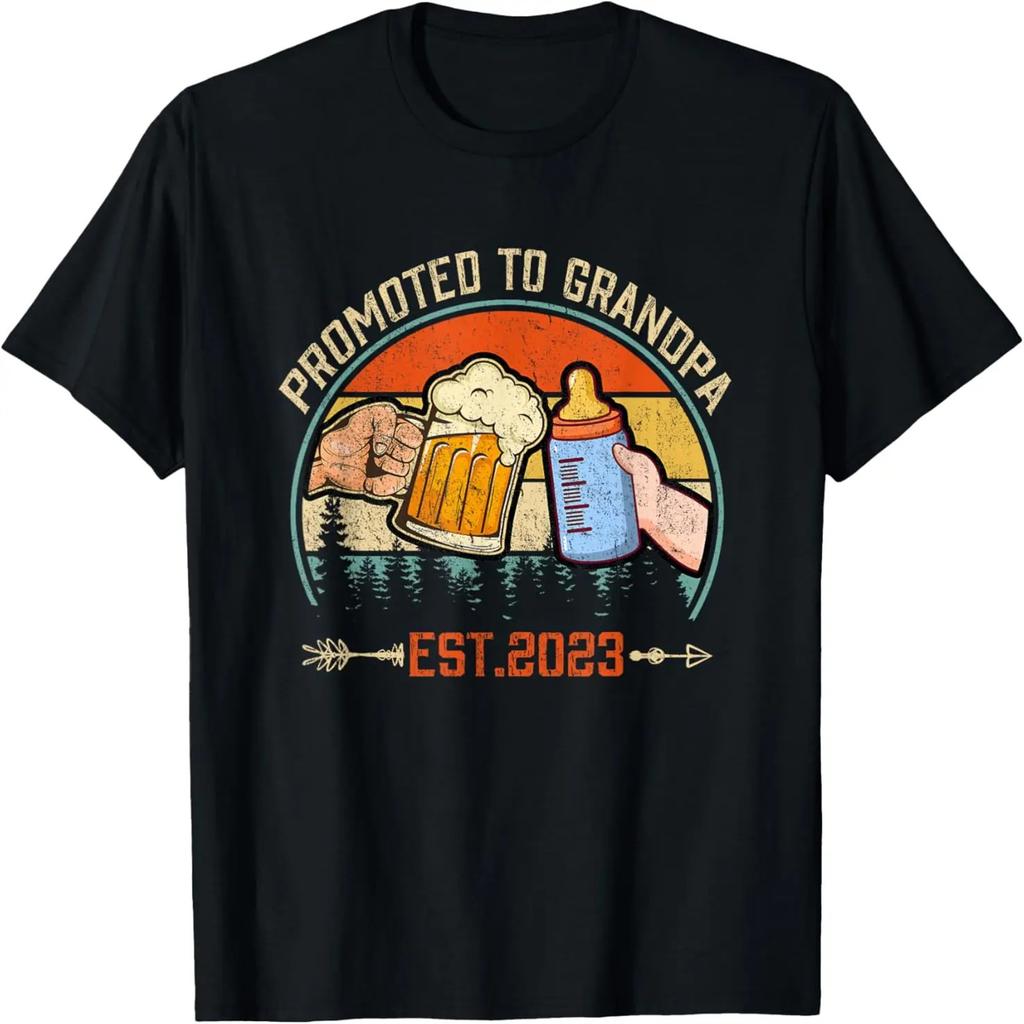 Promoted To Grandpa 2023 Funny Shirt for New Grandpa T-Shirt