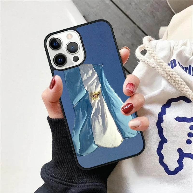 

Argentine National Flag Phone Case For iPhone 17 Air 15 16 Cover 11 13 14 Pro Max 12 Plus Max Fundas iPhone 14plus