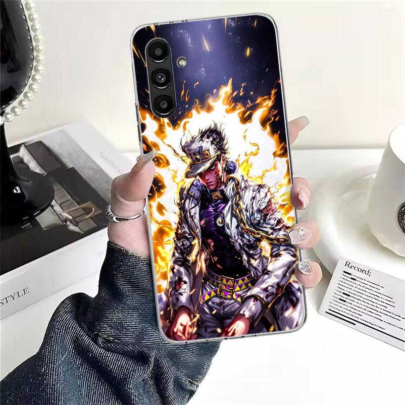 JoJo's Bizarre Adventure Kujo Jotaro Phone Case For Samsung Galaxy A13 A14 A15 A16 A17 A53 A54 A55 A56 A57 A33 A34 A35 A36 A37 A