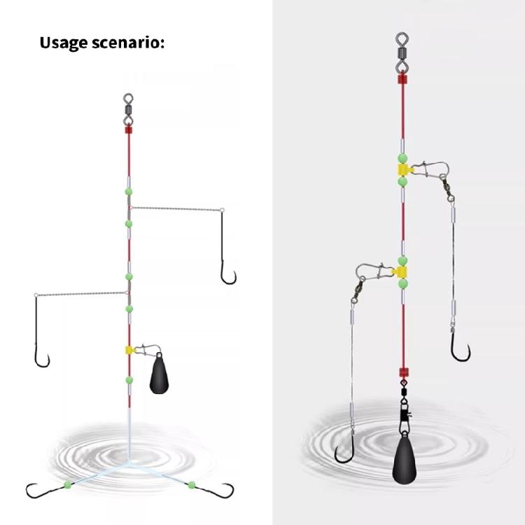 25PCS Stainless Steel Fishing Line Sinkers Lock Snaps Universals Fishing Float Connectors Fishing Clip Hanging Baits Pin