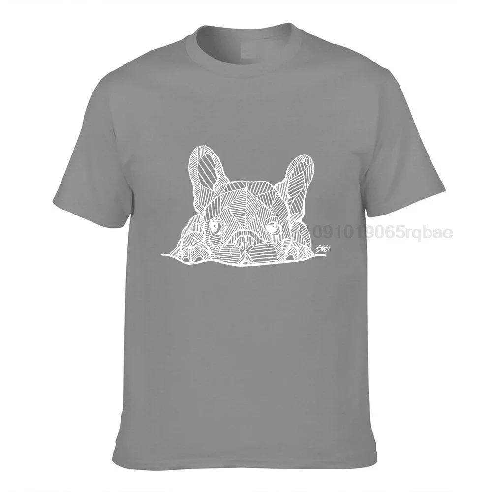 French Bulldog Puppy T Shirt Dog Cute Animals Pet Vintage Tee Shirt Unisexs Christmas Tees Round Collar Fitness T Shirts