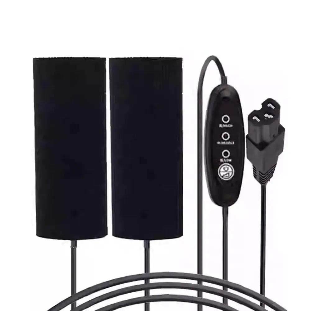 

Motorcycle Heated Grips USB Powered 3-Gear Temperature Installation Quick Handlebar Control Warmers Heating Non-Destructive F6L8