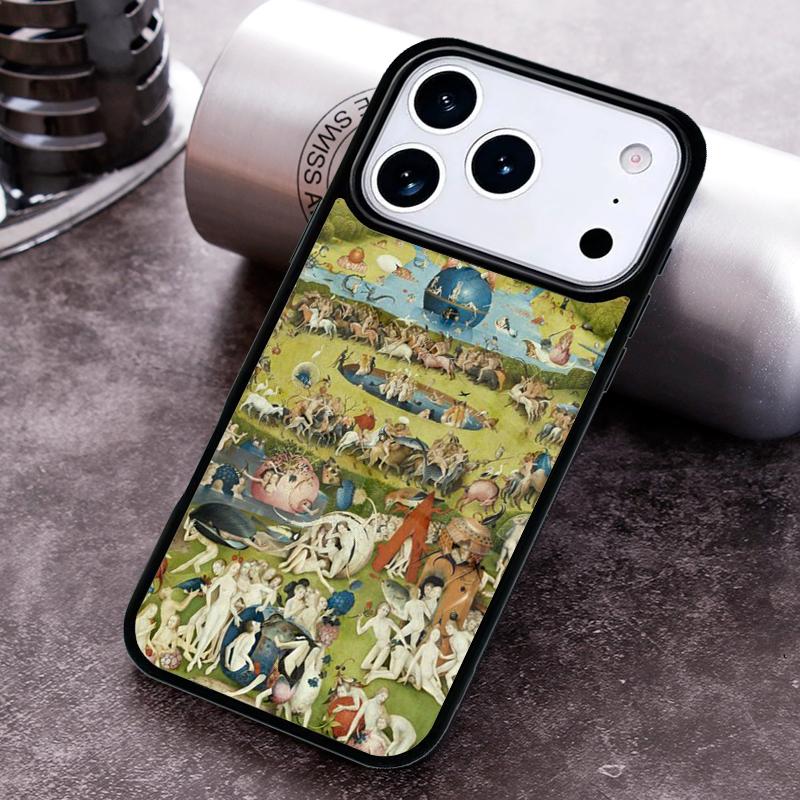 Hieronymus Bosch Kunst Malerei Druck Handyhülle für iPhone 17 16 15 Pro Max Air 14 13 12 11 Plus Stoßfeste Hülle