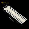 Removable Nail Art Display, Natural Clear Color Card, Teardrop Design, False Nail Tips Rack for Manicure Gel Polish Practice 36P