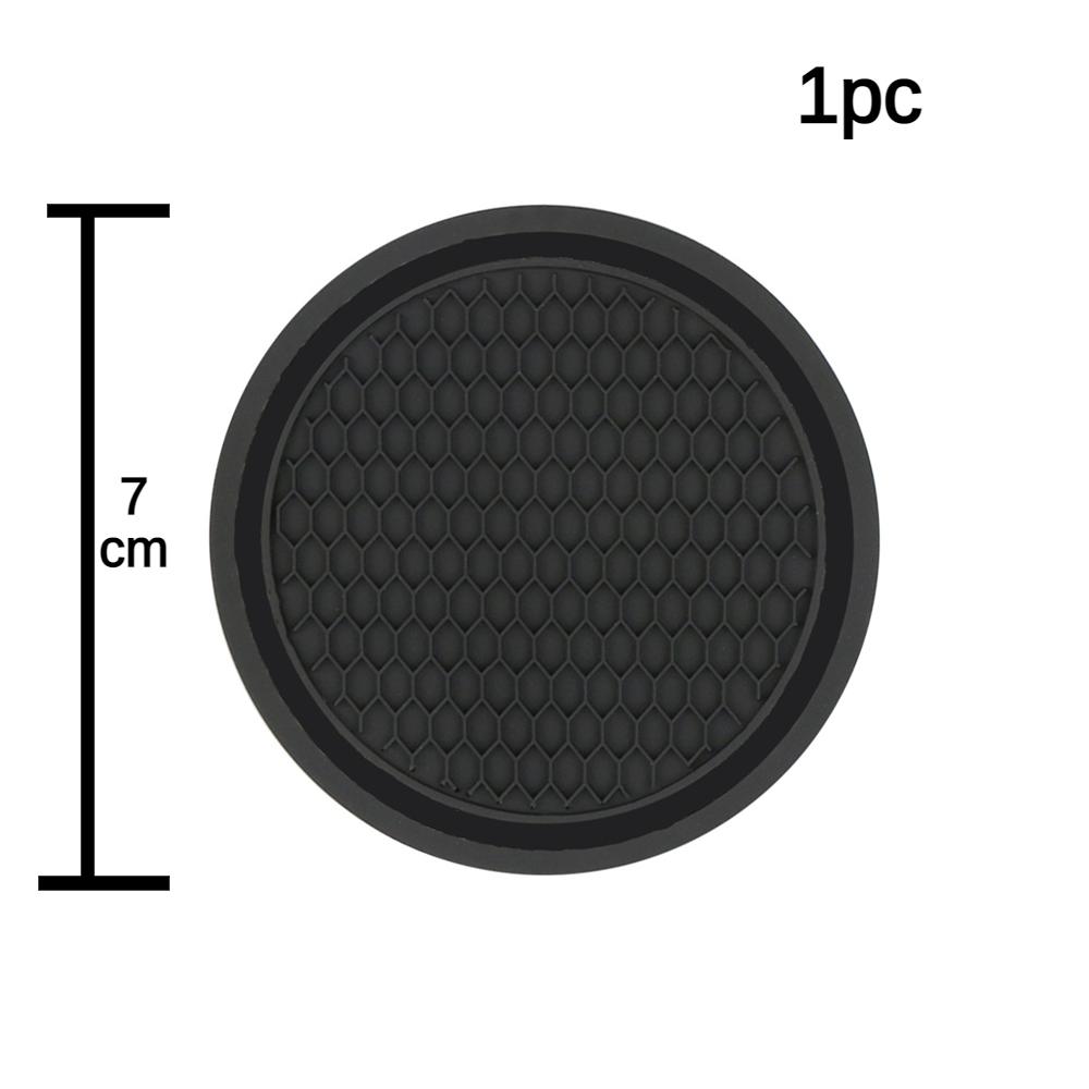 

Черный автомобильный держатель для стакана с противоскользящей вставкой, подставки, накладки, аксессуары для интерьера, универсальный, идеально подходит для большинства стаканов