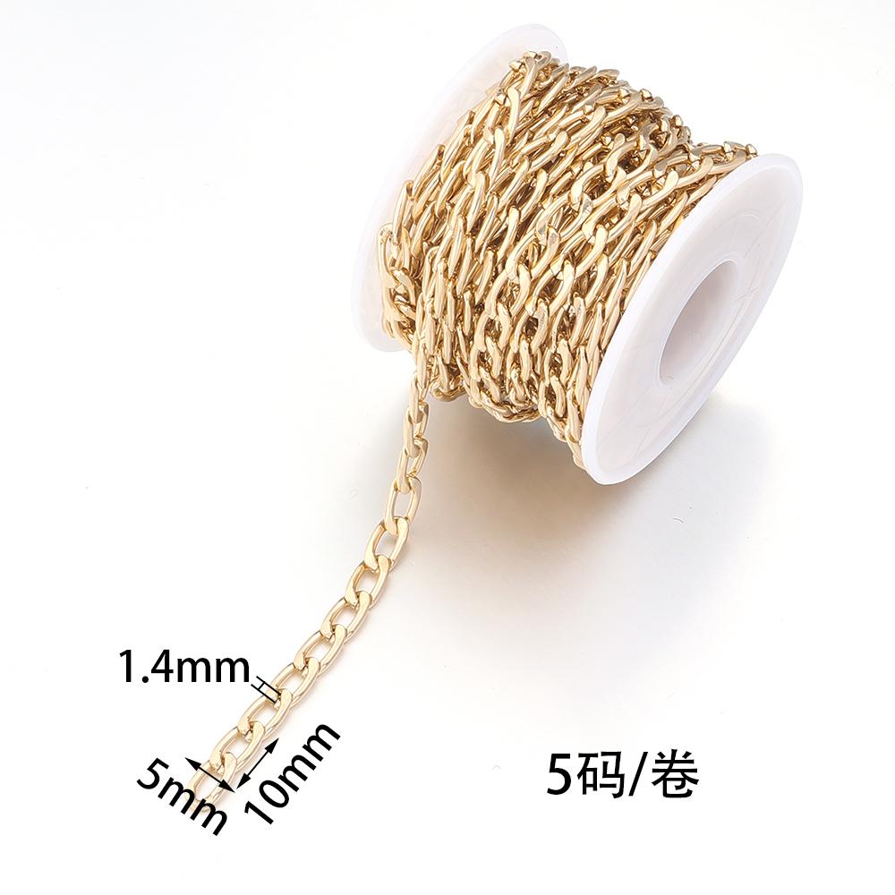 5yards/lot Aluminum Twisted Chains High Quality NK Extension Link Chains For Jewelry Making DIY Bracelet Necklace Connectors
