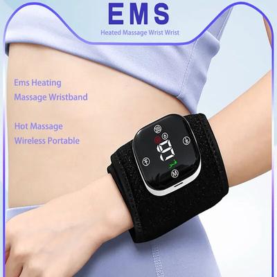 Electric Wrist Massager Multi-Function Joint Vibration Wristband Kneading Hot Compress Meridian Physiotherapy Instrument