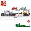 Non-Toxic 638Pcs Sluban 0339 Transport Vehicle Bus Building Blocks Set Technic City Bricks Children Diy Educational Toys Birthdays Gifts
