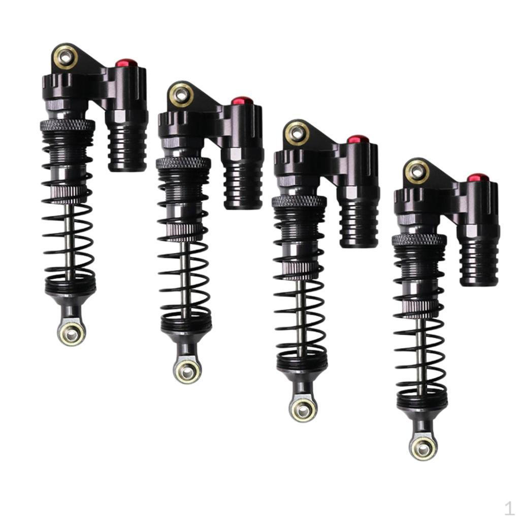 

4pcs Aluminum RC Shock Absorber Oil Pressure 00mm for Axial
