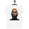 Man's Head with Egg Graphic Print Unisex T-Shirt Mens Womens Tees Top | Trendy Tee