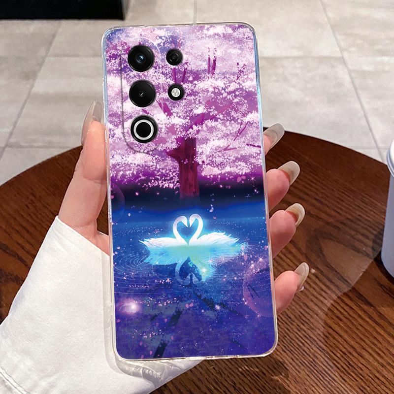 For Itel S25 Ultra (S686LN) Case ITEL S25 (S685LN) Cases Clear Silicone Coque Soft TPU Back Cover Cute Rabbit Cat Phone Case