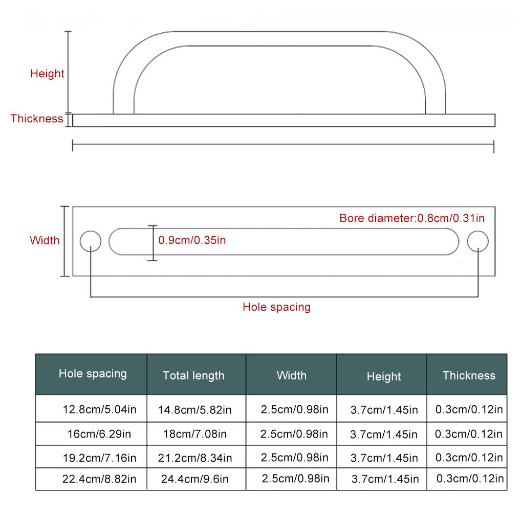 Uchwyt Meblowy ze Śrubami Montażowymi Aluminiowe Okucia Gałki Kolorowe Odporne na Zużycie Gałki do Drzwi Domowe Szafki Kuchenne