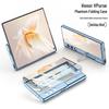 Honor V Purse Foldable Phone Case: Transparent TPU Silicone, Stand Feature, Anti-fall Protection.