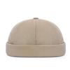Trendy Retro Hip-hop Landlord Hat Melon Rind Hat Smooth Board Without Brim Tang Hat