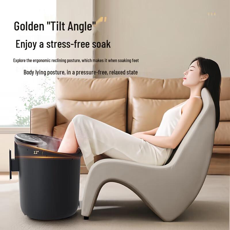 Aux Electric Foot Spa Massager with Heating and Leg Function