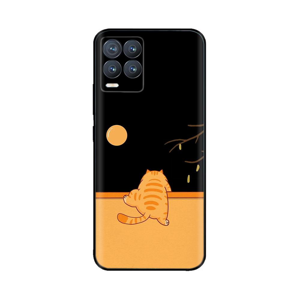 Für Realme 8 Hülle Niedliche Cartoon Bemalte Silikon Rückseite Für Realme 8 Pro 8i Realme8 4G RMX3085 Weiche TPU Handyhülle Coque Etui