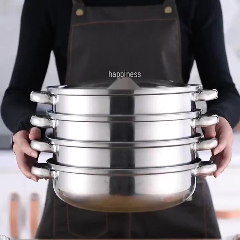Wutuo Thickened Stainless Steel Double-Layer Household Steamer