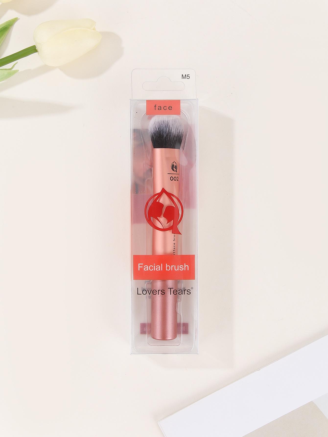 LoversTears Portable Makeup Brush Set: Soft Bristles for Powder, Foundation, and Blush.