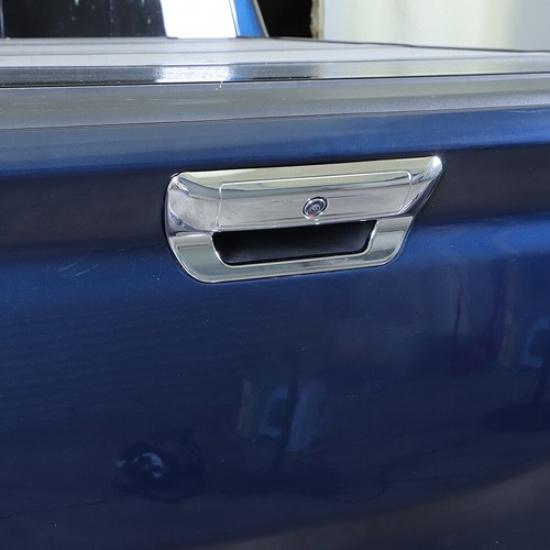 Rear Door Tailgate Handle Cover Trim Decor Chrome For Dodge Ram 1500 18+Exterior