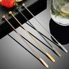 Stainless Steel Mixing Stick Ball Peen Long Handle Stirring Rod Reusable Decoration Drink Stirring Champagne Stirring