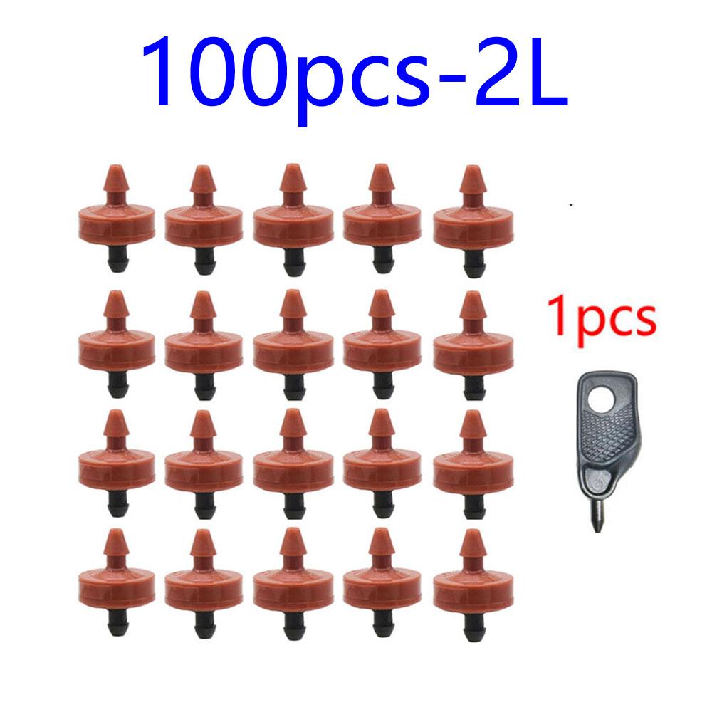 

500-100pcs 2L 4L 8L Pressure Compensate Emitter Automatic Pressure Compensation Regulator Garden Irrigation Steady Flow Dripper