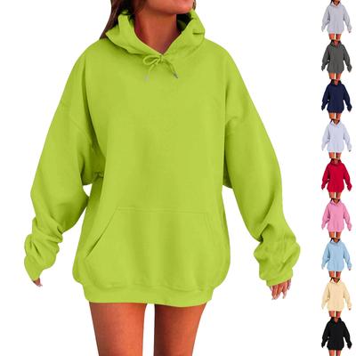 Womens Hoodies Oversized Sweatshirts Long Sleeve Casual Pullover Hooded Sweatshirt Tops