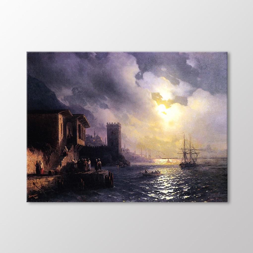 

Османская прибрежная сцена Каприз в лунную ночь , картина 1867 г.