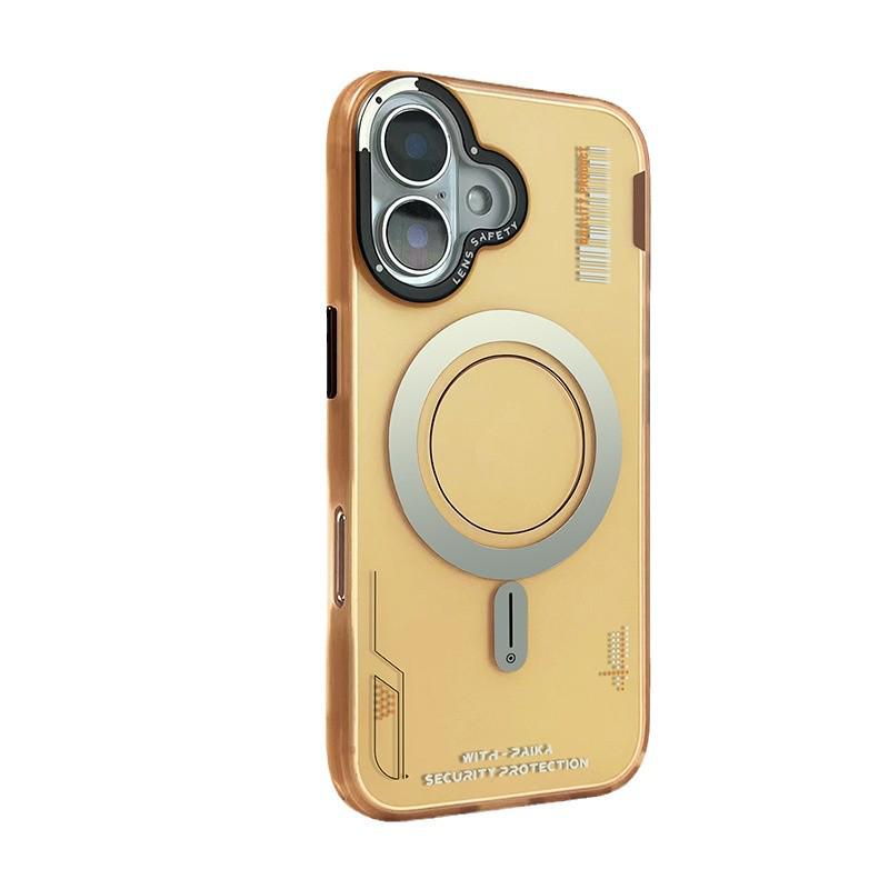 iPhone 16 Pro Max Frosted Magnetic Case - Trendy, Creative, Anti-Fall Design for iPhone 15/14/13 Couples.