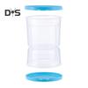 Hourglass Pickle Jar Pickle Juice Separator Food Grade BPA Free Leak Resistant Airtight Pickle Organizer Storage Jar