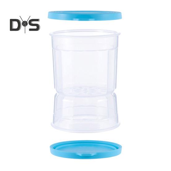 Hourglass Pickle Jar Pickle Juice Separator Food Grade BPA Free Leak Resistant Airtight Pickle Organizer Storage Jar