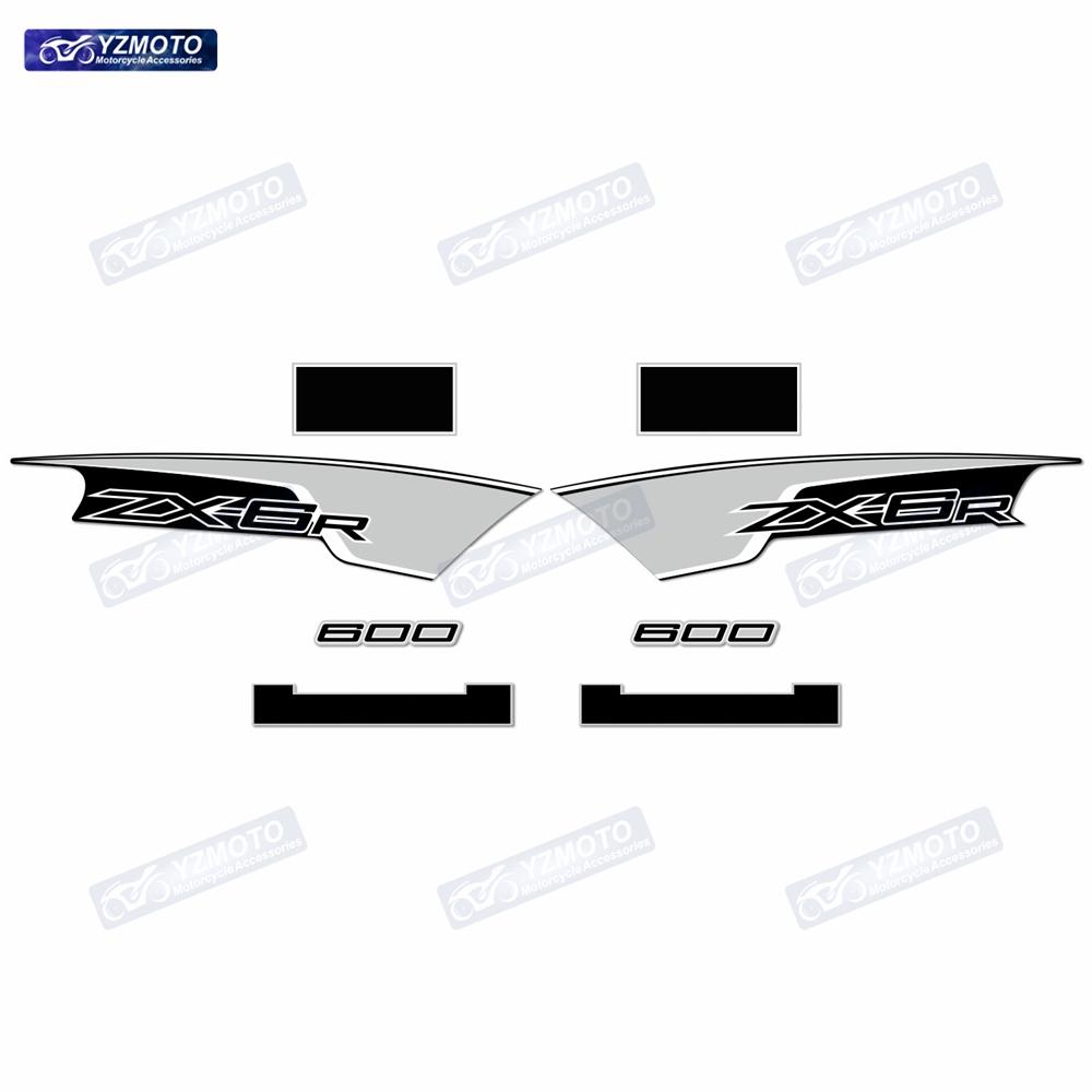 For ZX6R ZX-6R ZX 6R 599 2009 2010 2011 2012 Motorcycle Accessories Fairing Full Car Reflective Waterproof Stickers Decal Kit