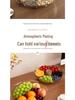 High Transparency Thickened Fruit and Nut Display Plate for Living Room