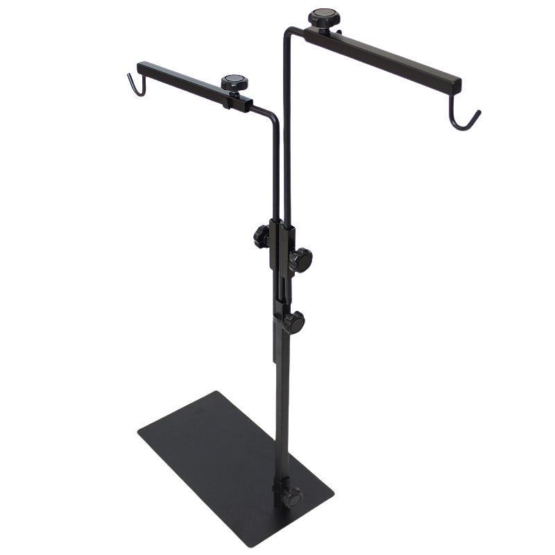 Adjustable Reptile Plant Lamp Stand with Retractable Height