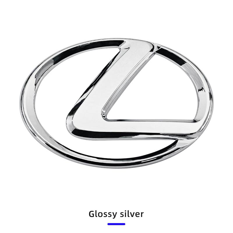

3D ABS Car Front Grille Rear Trunk Badge Replacement Sticker for Lexus GS GX IS LS LX NX RX RX270 Ct200h IS250 ES 220D IS300 160mm-1pcs