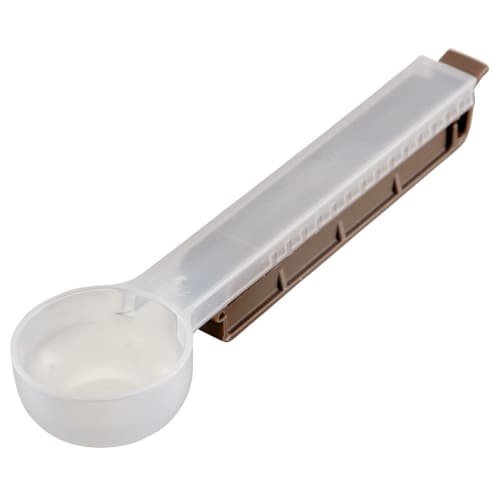 Kai Daily Plus Kitchen Clip with Measuring Spoon, 160 x 29 x 20 mm, Made in Japan