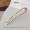 Elegant Pearl U-shaped Hairpin for Women - New Chinese Style Updo Accessory 2025