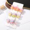 6PCS/set Colored Butterfly Hairpins Hair Clip Women Summer Sweet Hair Clip Side Clips Hair Accessories Hairpin