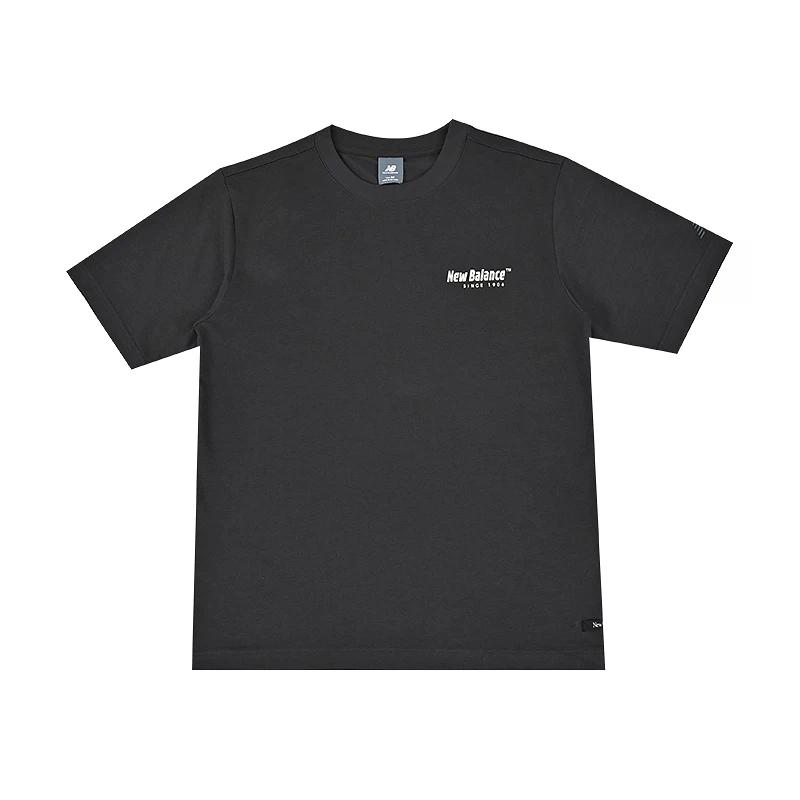 New Balance T Shirts Men s NEF29481 DKG Crew Neck NEF29481-DKG L