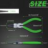SPEEDWOX 122mm Micro Round Pliers, Miniature Long-Nosed Loop Pliers, Wire Loop Pliers, and Micro Pliers for Rounding and Pin Bending. Lightweight and