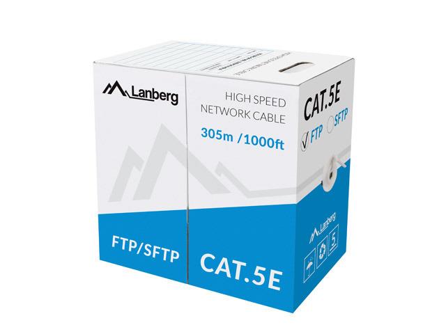 Lanberg LCU6-11CU-0305-S Networking Cable Grey 305 M Cat6 U/UTP (UTP)