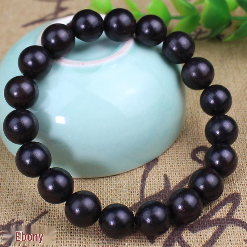 Sandalwood 10MM Single Loop Bracelets - Unisex Buddhist Beads Rosary Jewelry